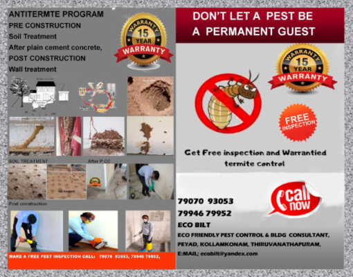 ECOBILT PEST CONTROL SERVICE & Bldg Conslt,